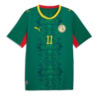Camisa de Futebol Senegal Nicolas Jackson #11 Equipamento Secundário Mundo 2026 Manga Curta